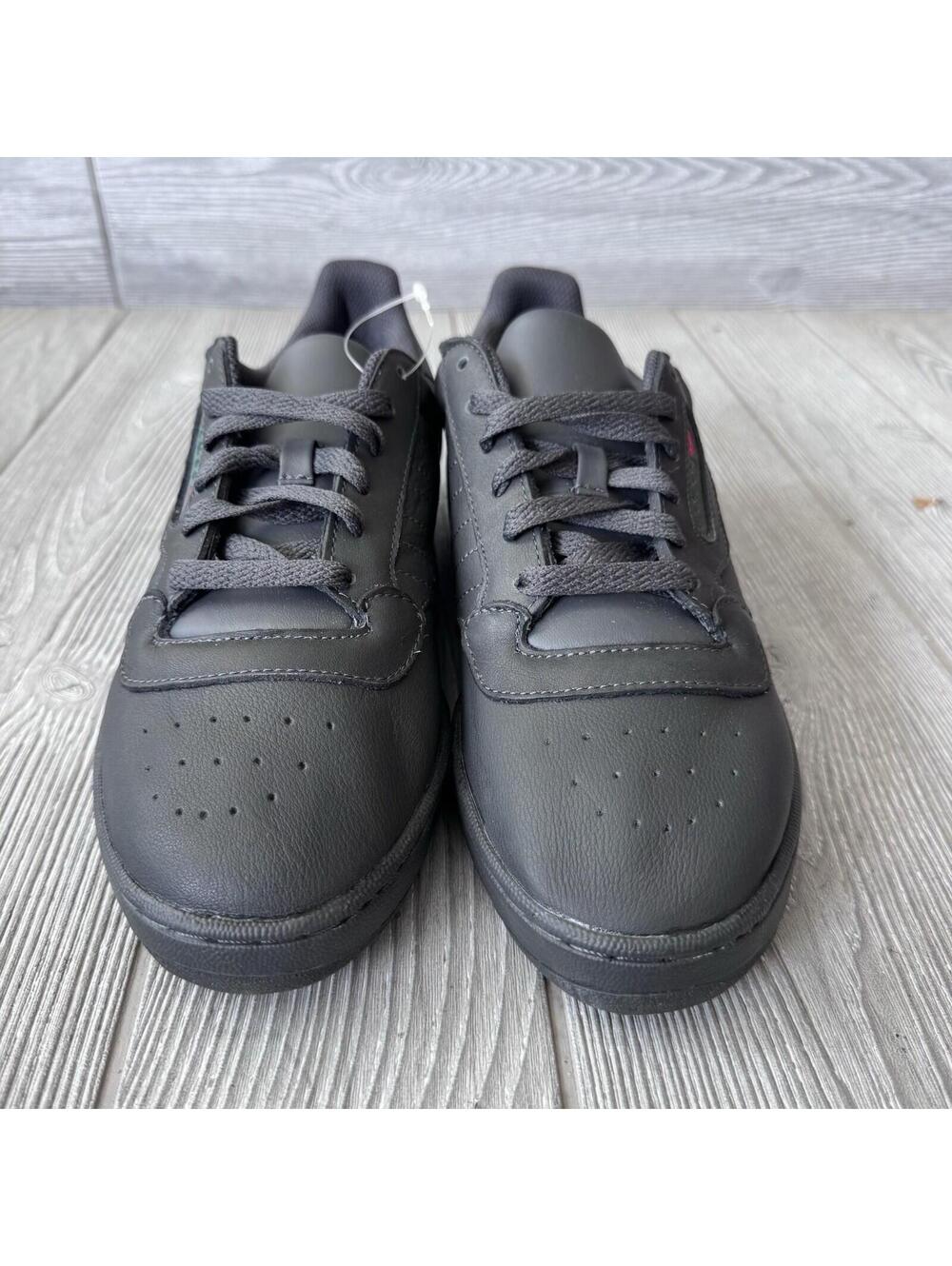 adidas Yeezy Powerphase Calabasas Core Black CG6420 Leather Men's 9.5 43 Shoes - Picture 7 of 12